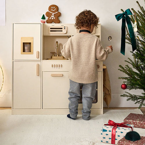 Petite Amélie Houten speelkeuken XL Noisette - Met 7-delige accessoires | Beige - vtwonen shop