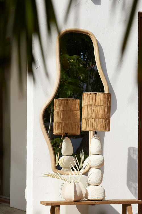 Light & Living spiegel CELANO - 80x5x161cm - bruin
