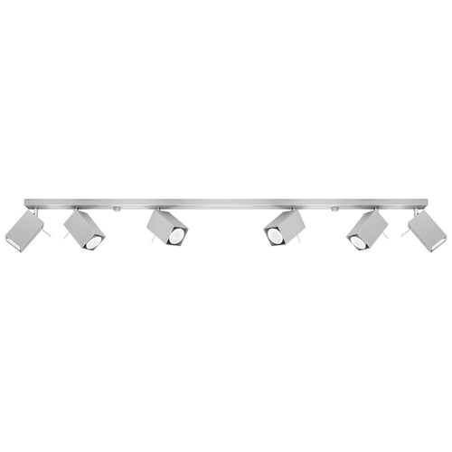 Sollux Lighting Plafondlamp MERIDA 6L grijs - 118x6x16cm