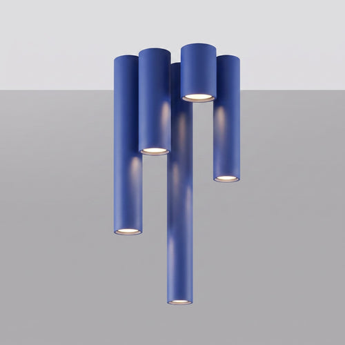 Sollux Lighting Plafondlamp LAGOS 10 ultramarijn - 6x6x10cm