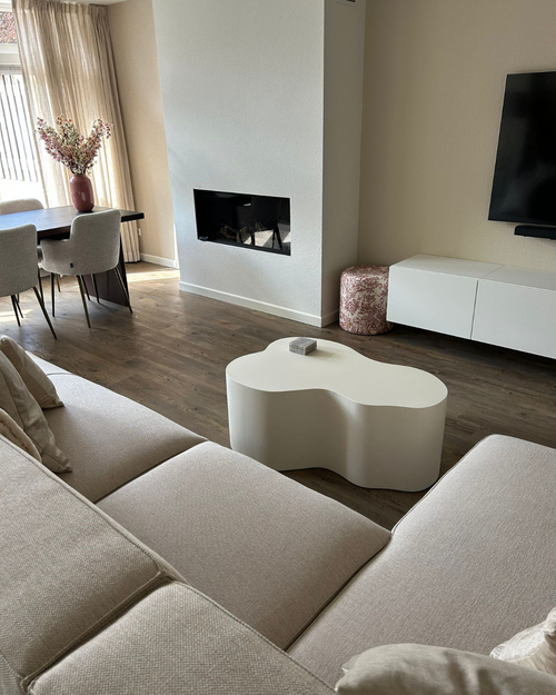 Giga Meubel Salontafel Lina - Organisch - Mangohout - 100cm - vtwonen shop