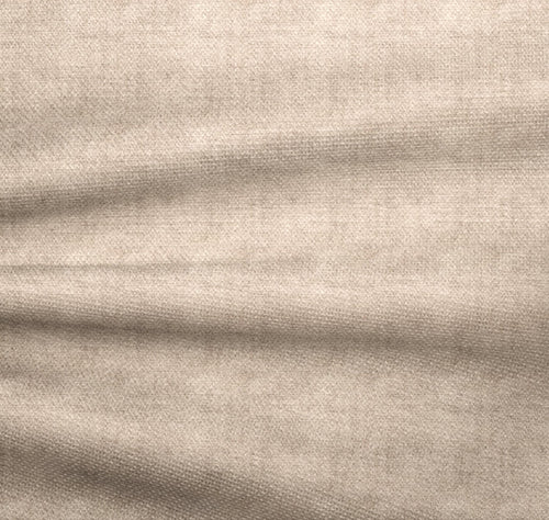 Sia Home - Rechte bank SASHA -  Fluweel - Beige - 232cm