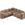 Cosmopolitan Design Hoekbank Loretto 4-zits, flueel chocolade - 250x250x68cm