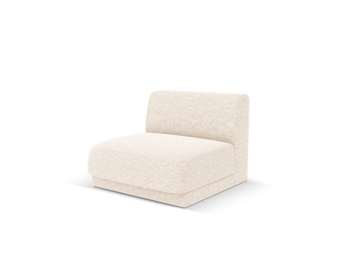 Micadoni Module Miley chenille lichtbeige - 90x75x70cm