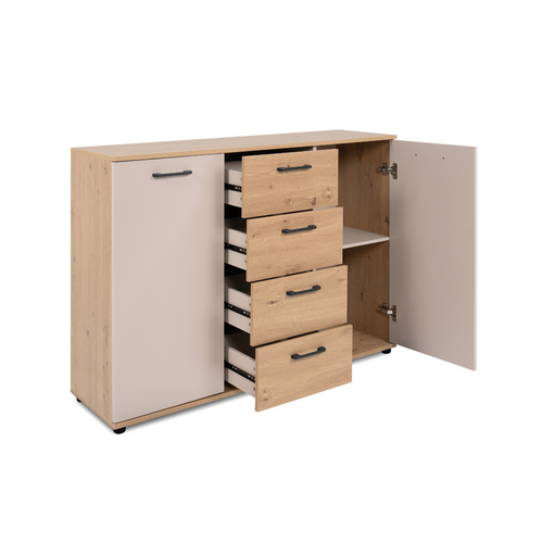 Calicosy - Dressoir LINO - licht hout 120x35x85,5 cm