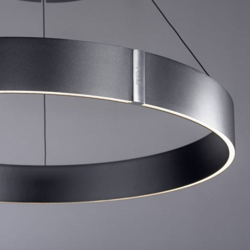 Neuhaus PURE hanglamp E-Clipse - 2 lichts - 70  x 350   cm - antraciet - vtwonen shop