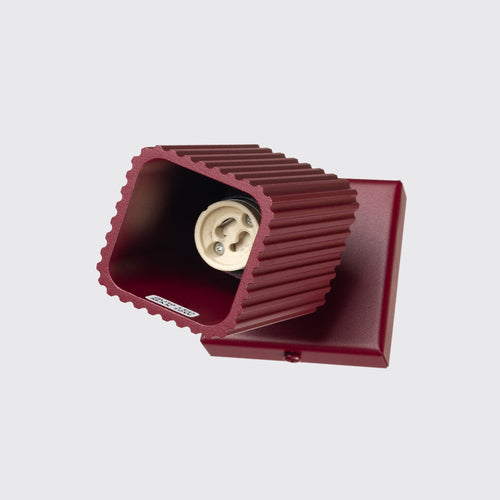 Sollux Lighting Wandlamp RAYO bordeaux met schakelaar - 8x16x16cm