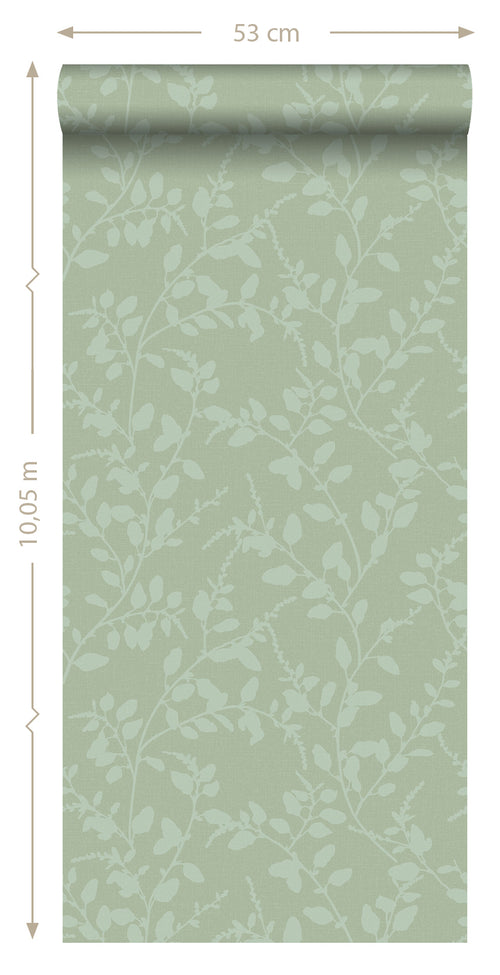 ESTAhome behang bladmotief groen - 53 cm x 10.05 m - 148731 - vtwonen shop