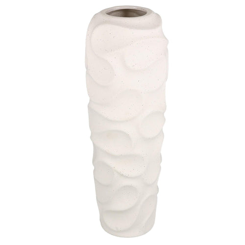 S|P Collection - Vaas 18,5xH71cm vanilla silk Rivu