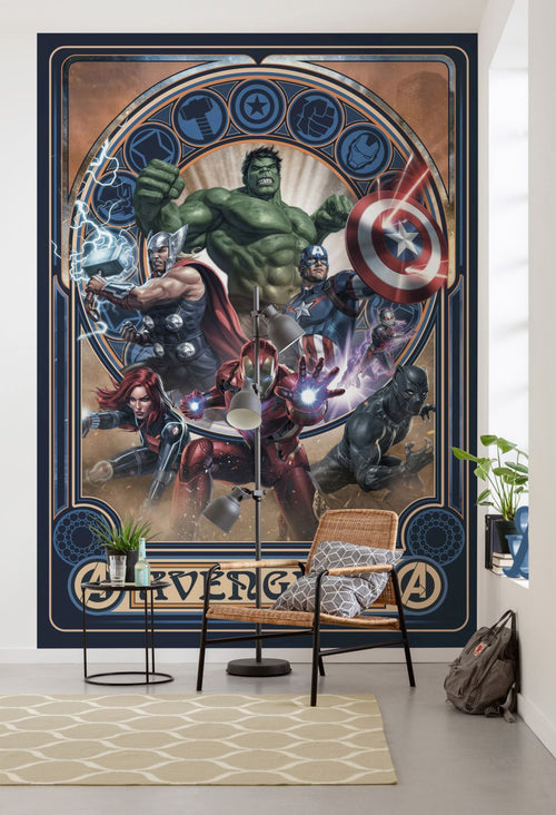 Sanders & Sanders fotobehang The Avengers multicolor - 200 x 280 cm - 612089