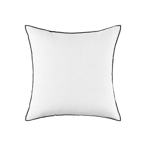 Madura Kussenovertrek Carlina puur witte en zwarte hommel 50x50 cm