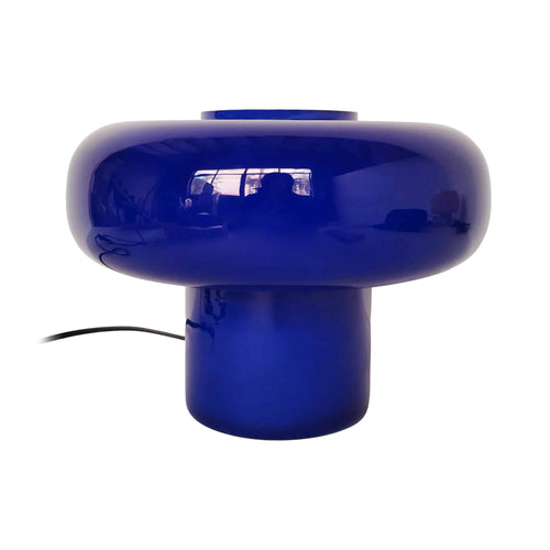 Leitmotiv tafellamp Grande Anilla - blauw - 25x25x18cm - Paddenstoellamp