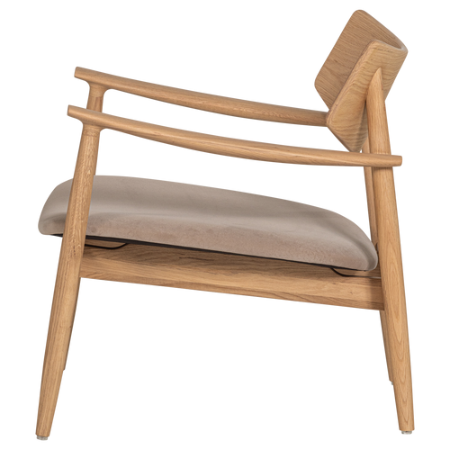 WOOOD fauteuil Bask - Eikenhout - Naturel - 72x69x70