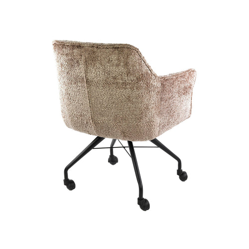 Giga Meubel Eetkamerstoel Alura - Zand - Incl. Wieltjes - Set van 2 - vtwonen shop