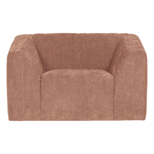 WOOOD fauteuil Omaire - Chenille - Lichtroze
