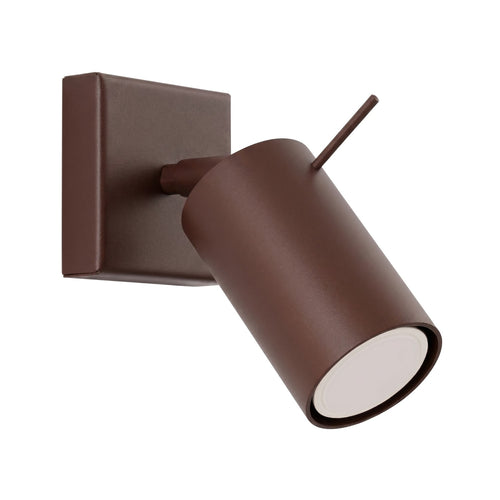 Sollux Lighting Wandlamp RING bruin - 8x16x8cm