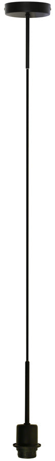 Light & Living hanglamp  - zwart - 12x12x120 cm