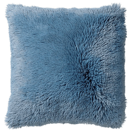 FLUFFY - kussenhoes 60x60 cm - superzacht - XL kussenhoes - Provincial Blue - blauw