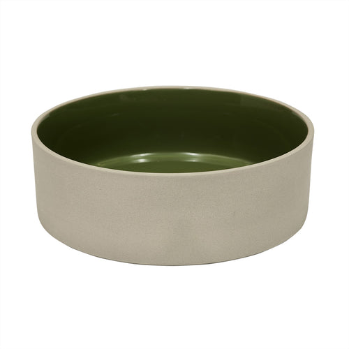 OYOY Kom 21 x 21 x 7 cm – Groen keramiek