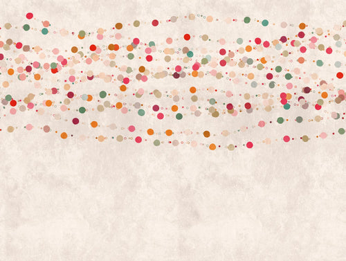 One Wall one Role fotobehang stip beige, oranje, rood en roze - 371 x 280 cm - AS-383051 - vtwonen shop