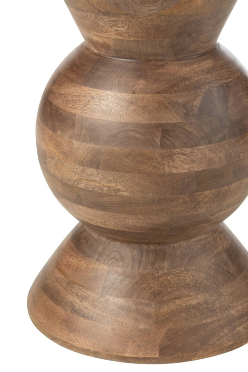 J-Line bijzettafel Candy - hout - bruin