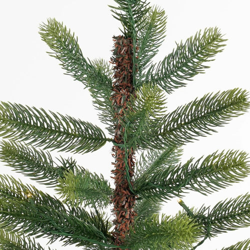 Black Box Trees Nagoya Kunstkerstboom met Verlichting H120 x Ø60 cm - Kerstboom Voor Binnen - Kunstboom met 212 PE Dennentakjes - Slank Model Ø60 cm -