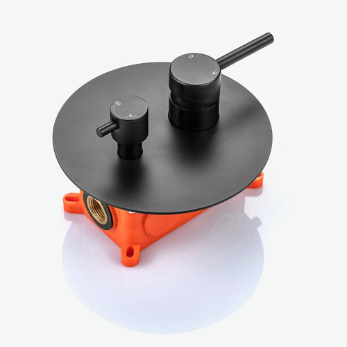 LOMAZOO inbouw regendouche Telesto - met handdouche - zwart