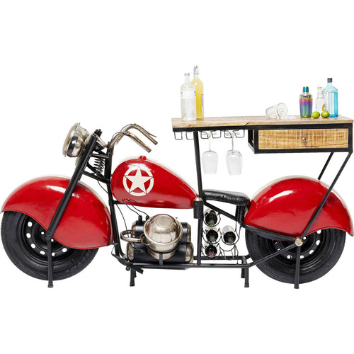 Kare Design Bartafel Motorbike Rood - vtwonen shop