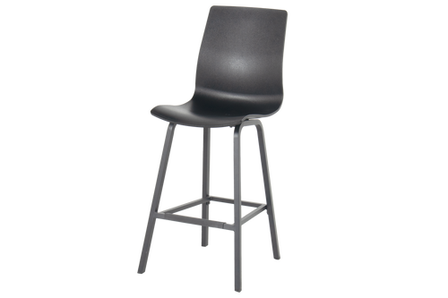 Hartman Barstoel Sophie Wave - Antraciet Kunststof - Set Van 2