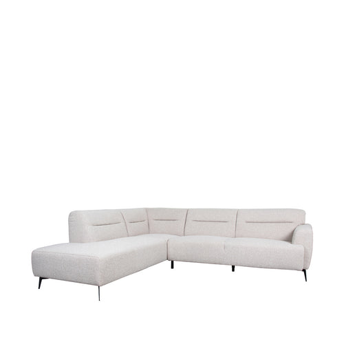 LABEL51 Hoekbank Bolzano Links - Naturel Bouclé - 270x227x80cm - vtwonen shop