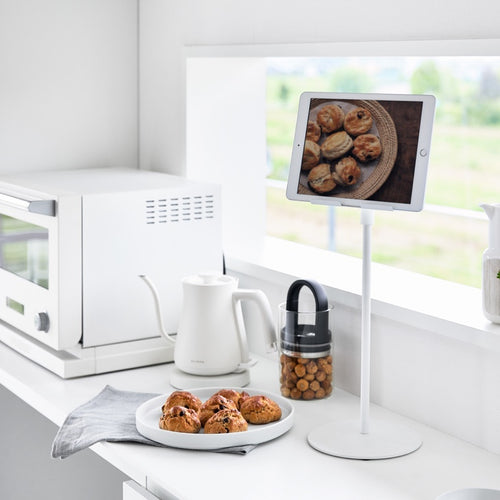 Yamazaki Tablet Standaard - Hoogte Verstelbaar - Smart - Wit - vtwonen shop