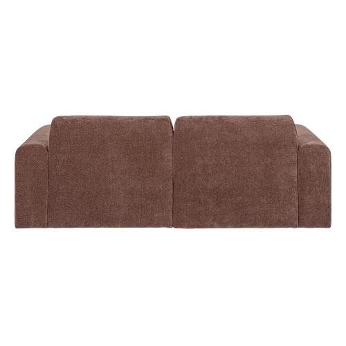 WOOOD 2-zits bank slub Umina - Chenille - Oudroze