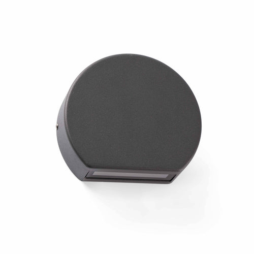 Faro Pill - LED Wandlamp Buiten Donkergrijs IP54