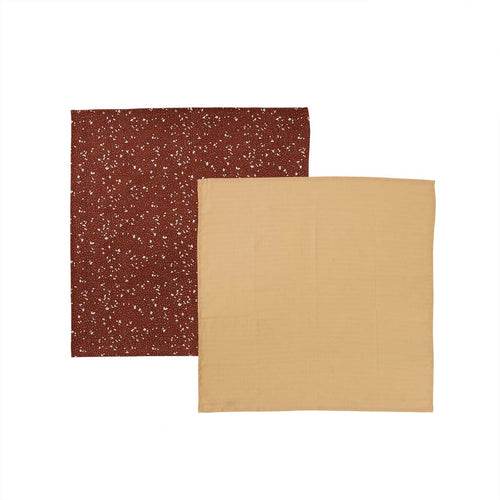 OYOY Keukenstof - Set van 2 Iro - organisch katoen