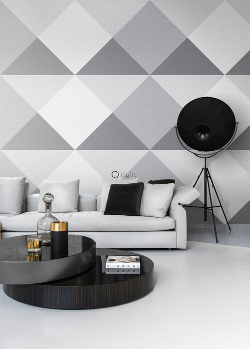 Origin Wallcoverings fotobehang 3D-motief grijs - 100 x 300 cm - 357227 - vtwonen shop