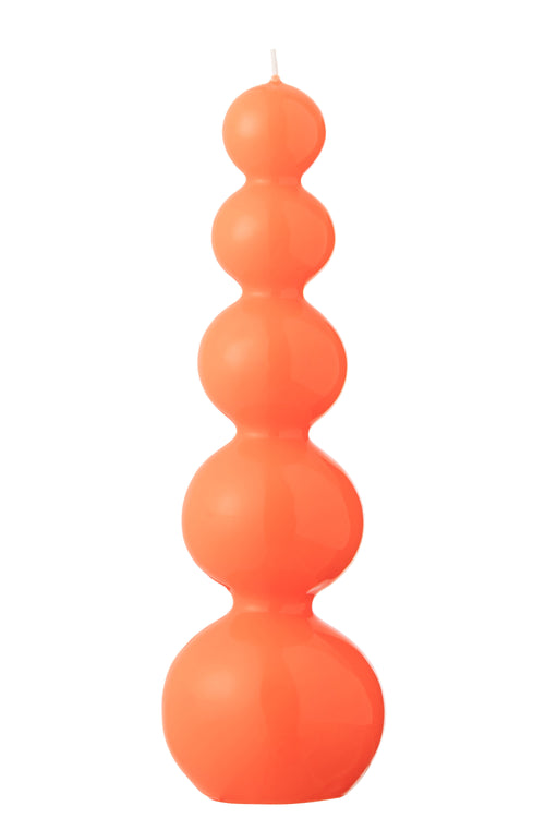 J-Line kaars Kalebas - rood - 25U