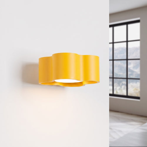 Sollux Lighting Wandlamp OVIO geel Gx53 - 12x14,5x6cm