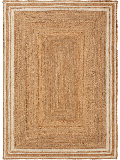 benuta jute vloerkleed Jutta - wit - 160x230 cm