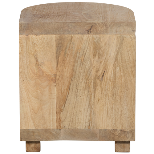 WOOOD bijzettafel Darren - Mangohout - Naturel - 42x36x36