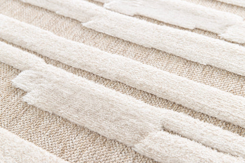 AFK Living vloerkleed  Esmee - reliëfeffect - beige - 120 x 170 cm