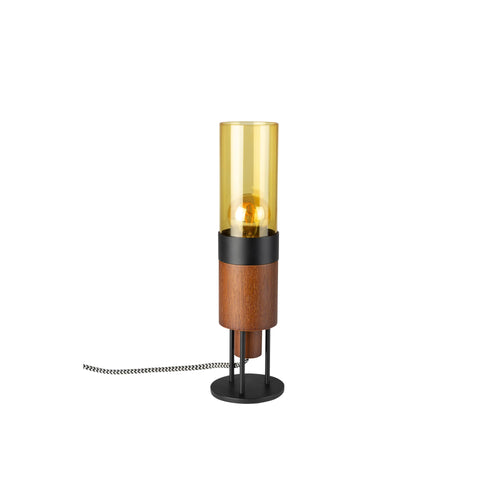 Dutchbone Momo Bureaulamp/ Tafellamp Amber Geel - vtwonen shop