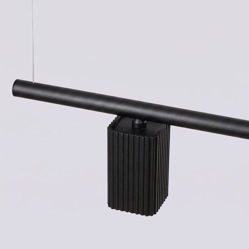 Sollux Lighting Kroonluchter RAYO 4 zwart - 122x6x208cm