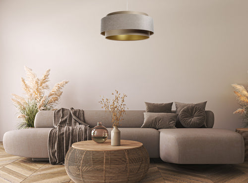 bpskoncept hanglamp Doblo Elegant - beige - Ø60 cm