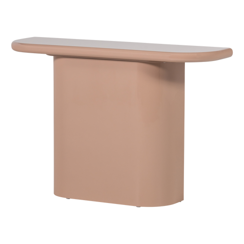 WOOOD bijzettafel Nocta - Hout - Hoogglans Lichtroze - 81x120x30