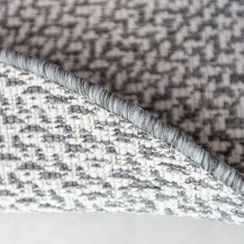 Rond buitenkleed Solid grijs - Interieur05