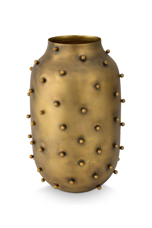 vtwonen - Vaas - Metaal - Goud - 19.5x30 cm