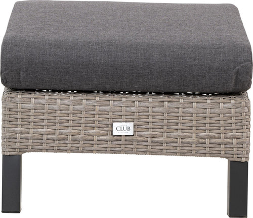 Lesli Living voetenbank Treviso - grijs - 60x57,5x31cm