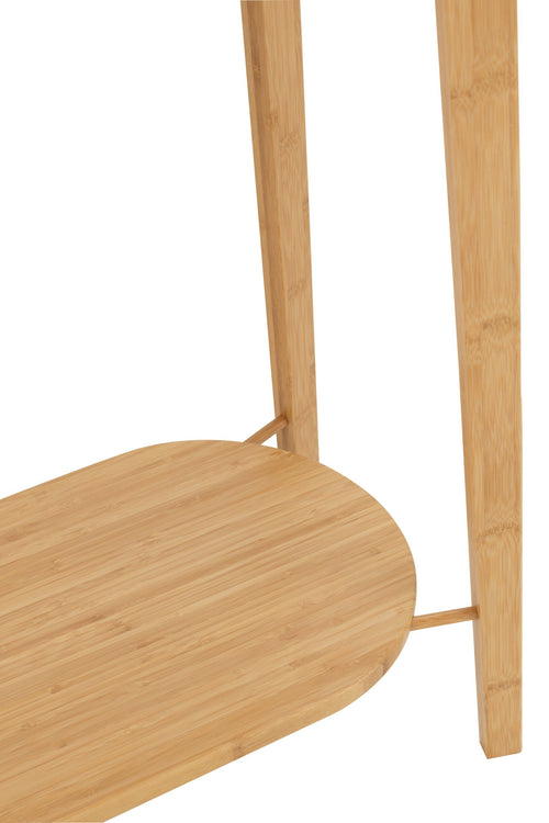 J-Line console Square - bamboe - naturel