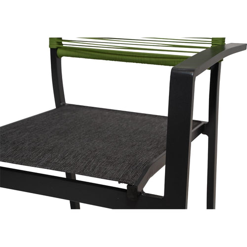 Lesli Living bistrostoel Vitolini - groen - 57x62x87cm