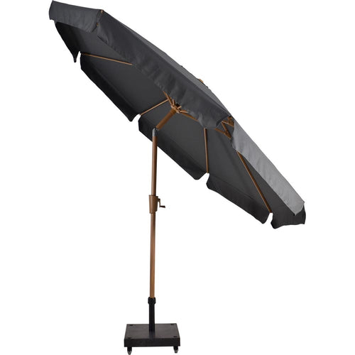 Lesli Living push-up parasol Libra - grijs - Ø300cm